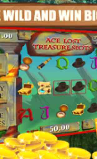 Ás Lost Treasure Slots - Livre - Big Casino Win 777 ouro Bonanza 2