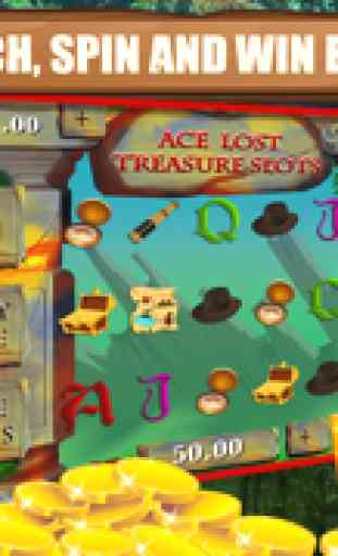 Ás Lost Treasure Slots - Livre - Big Casino Win 777 ouro Bonanza 4