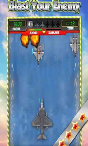 Avião de Caça a Jato de Ar - Um jogo de tiro livre Inimigo explosão 3