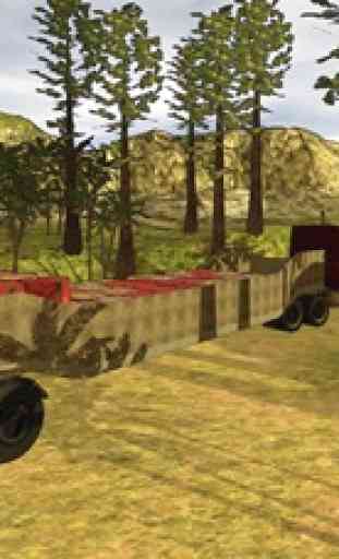 3D feno caminhão fazenda extrema - jogo de fazende 3