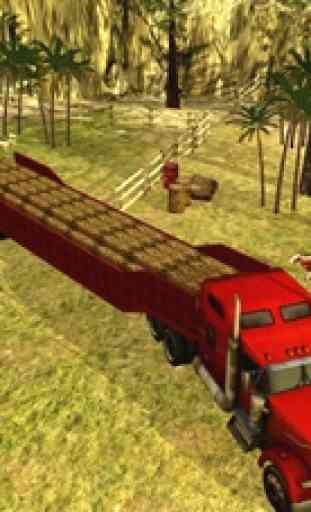 3D feno caminhão fazenda extrema - jogo de fazende 4