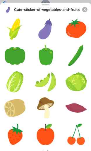 Frutas e legumes fofos 1
