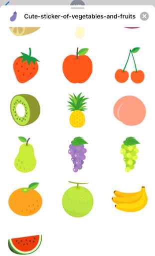 Frutas e legumes fofos 2