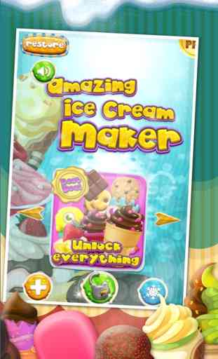 A Ice Cream Game Maker surpreendente - Criar Cones, Sundaes & Sweet Icy Sanduíches Loja 1