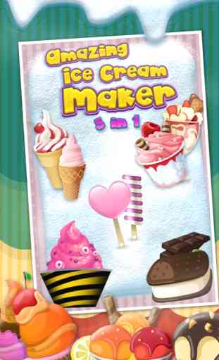 A Ice Cream Game Maker surpreendente - Criar Cones, Sundaes & Sweet Icy Sanduíches Loja 2