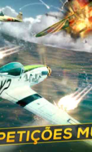 Allies Sky Raiders . Jogo de Avião 3D do Guerra para Crianças Grátis 2