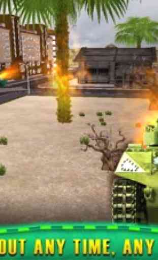 Americano Tanque Móvel Strike: guerra de guerrilha em 1990 Cidade Battlefield 1