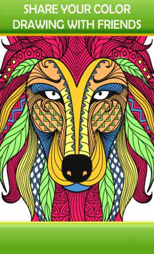 Designs Animal Arte Zen - Relaxante Ansiedade Apaziguador Coloring Book For Adults 4