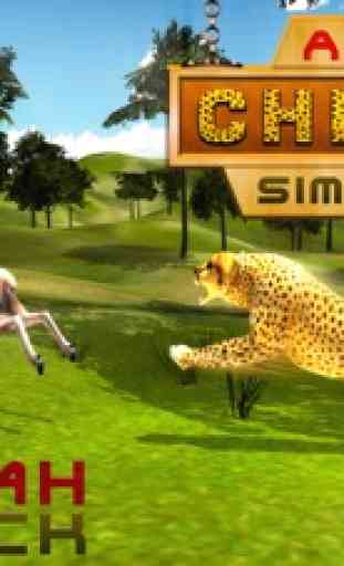 Irritado chita Survival - Um predador selvagem no jogo de simulação 3D deserto 1