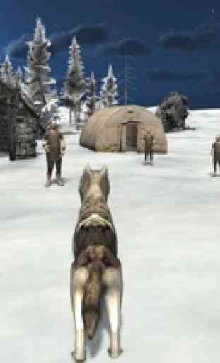 Lobo irritado Neve 2016 - 3D Wildlife alfa predador jogo de simulação de missão 4