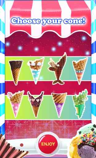 Sorvete! 2 - Jogos Grátis - Faça seus próprios doces Cones de gelado 2