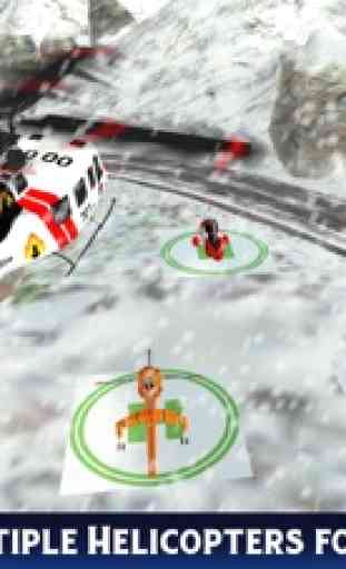 Ambulância Helicóptero Piloto Jogo: Voar Simulador 4