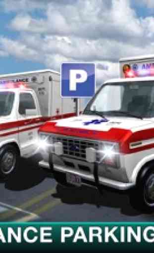 Ambulância Rescue Mission: Estacionamento emergênc 1