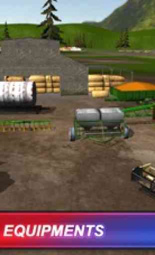americano Fazenda Simulador:Diesel Caminhão Colhei 1