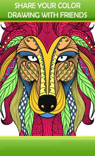 Animal Arte Designs - Ansiedade Alívio Adulto Livro de Colorir 1