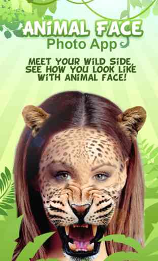 Animal cara editar selfie adesivos aplicativo foto 1