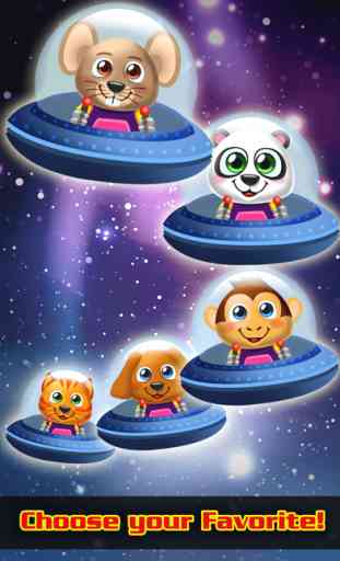 Animal Galaxy Escape Aliens Space Invaders Bubble Shooter Game 3