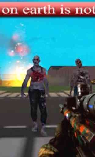 Sozinho na cidade de Zombie - Sniper jogo de tiro 1