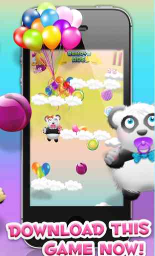 Baby Panda Bears chuva dos doces HD - Fun Nuvem Saltando edição gratuita do jogo! Baby Panda Bears Candy Rain HD -  Fun Cloud Jumping Edition FREE Game! 3