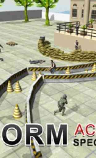Exército de resgate presidente shooter - jogo de simulador de tiro extrema 4