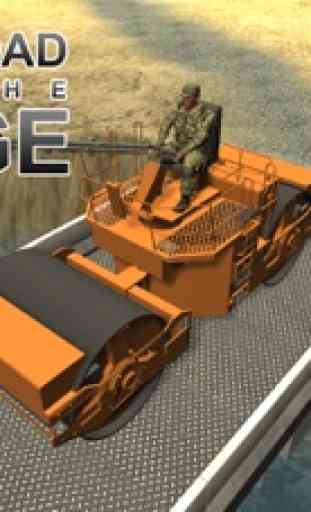 Exército simulador de construção da ponte - Mega máquinas e de carga jogo de condução guindaste 4