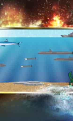 Impressionante navio de batalha Submarine Grátis! - Multiplayer guerras Torpedo 3
