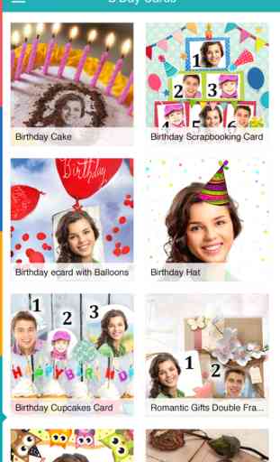 B’Day Cards - molduras e cartões de aniversário para felicitar amigos. 3