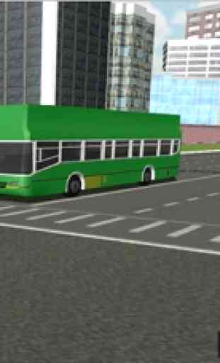 Cidade grande Motorista de ônibus Simulador 2016 : 3D Driving treinador e Estacionamento Escola Jogo 4