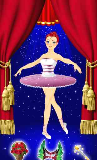 Linda bailarina Princess Dress up Game 2