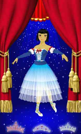 Linda bailarina Princess Dress up Game 4
