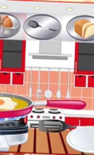 Café da manhã maker - fazer comida neste jogo de cozinha louco para crianças pequenas 3