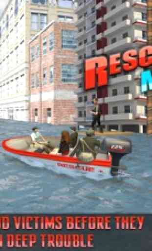 Missão de resgate na inundação de barco: Costa & resgate de emergência do jogo de simulação para salvar vidas 2