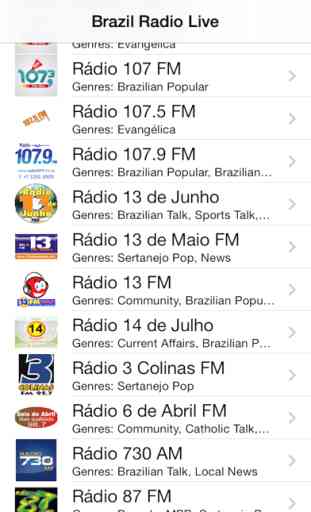 Brazil Radio Live Player (Brasília / Portuguese / português / Brasil rádio) 3