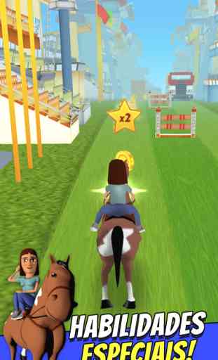Cavalo Cartoon Grátis - Jogo Equestre de Corrida de Cavalos em 3D 3