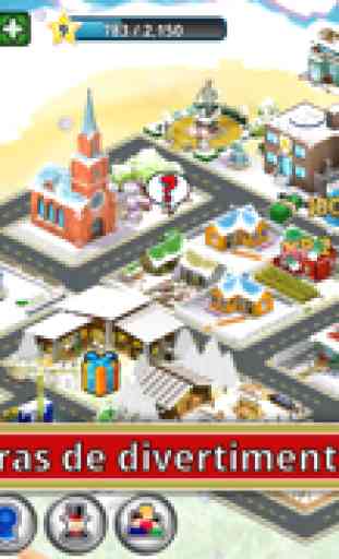 City Island: Winter Edition - Constrói uma cidade de inverno numa ilha e goza horas de divertimento grátis! 3