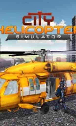 Cidade Helicopter Simulator - Jogo de vôo Simulação 3D Apache 1