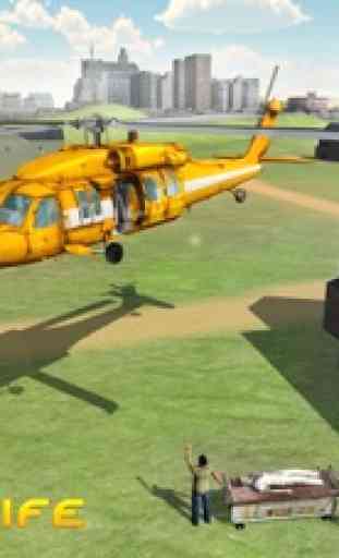 Cidade Helicopter Simulator - Jogo de vôo Simulação 3D Apache 3