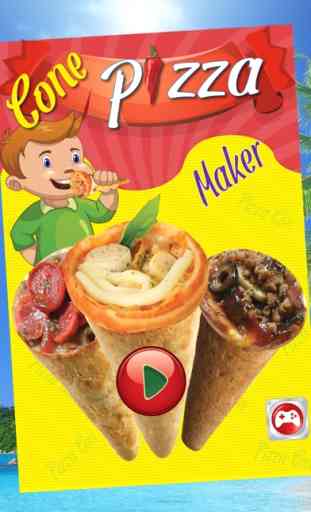 Cone Pizza Maker - Permite cozinhar deliciosa comida italiana na cozinha cozinhar louco & jogo de cozimento 1
