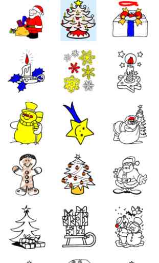 Corantes Natal para as crianças com lápis de cor - 24 desenhos para colorir com o Papai Noel, árvores de Natal, duendes, e muito mais 3