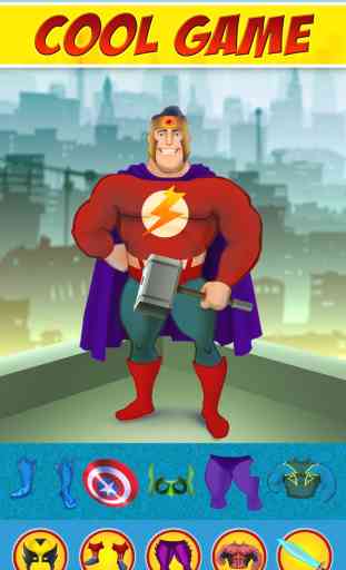 Crie Seus Próprios Super-heróis - Diversão Vestir-se Jogo - Free Versão 1
