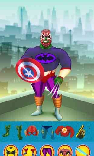 Crie Seus Próprios Super-heróis - Diversão Vestir-se Jogo - Free Versão 4