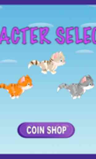 Legal Corrida de Aventura Gato um Salto Jogo de Corrida da Vaquinha / Cool Cat Adventure Race A Cute Kitty Jump Racing Game 4