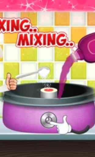 máquina de algodão doce - fazer a sobremesa neste jogo de cozinha louco para crianças 3