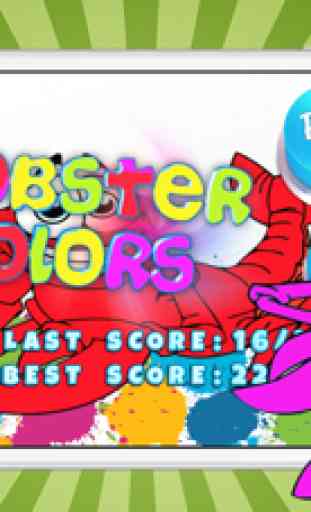Coloring Quiz Lobster Color Test Learning Game Kid 2
