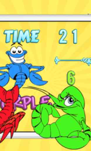 Coloring Quiz Lobster Color Test Learning Game Kid 3