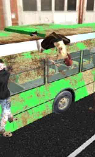 Crazy City Bus Catcher smash Zombie 3D Car Game 4
