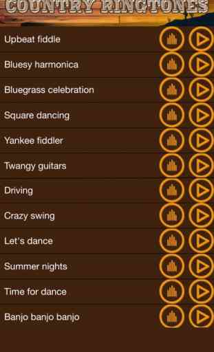 Música Country Toques – Sons, Ruídos E Melodias Para iPhone 3