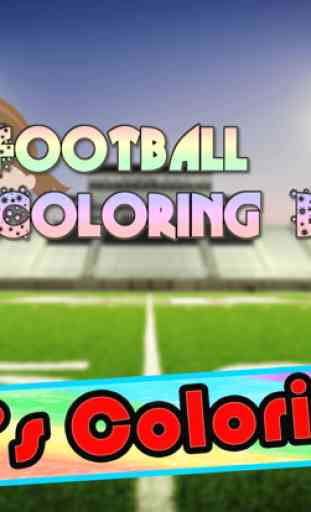 Bonito do futebol Coloring Book - Desenho e Pintura Jogos Página para Crianças 4