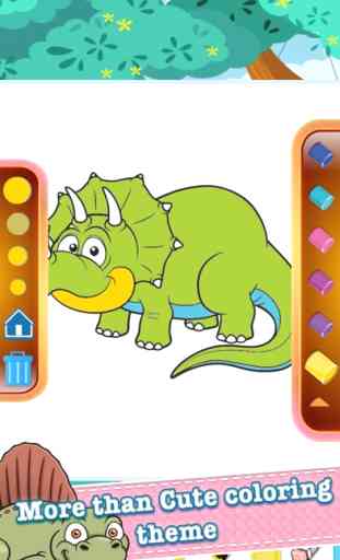 Desenhos de dinossauro jogos pintura para 5 anos 4