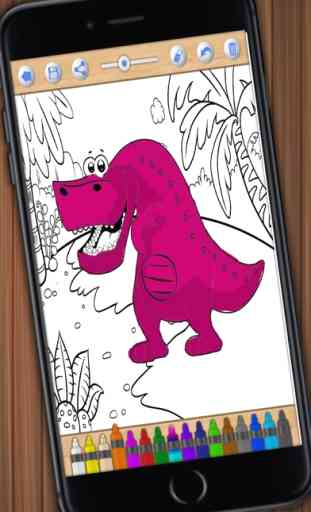 Dinossauros para pintar – livro de coloração 3